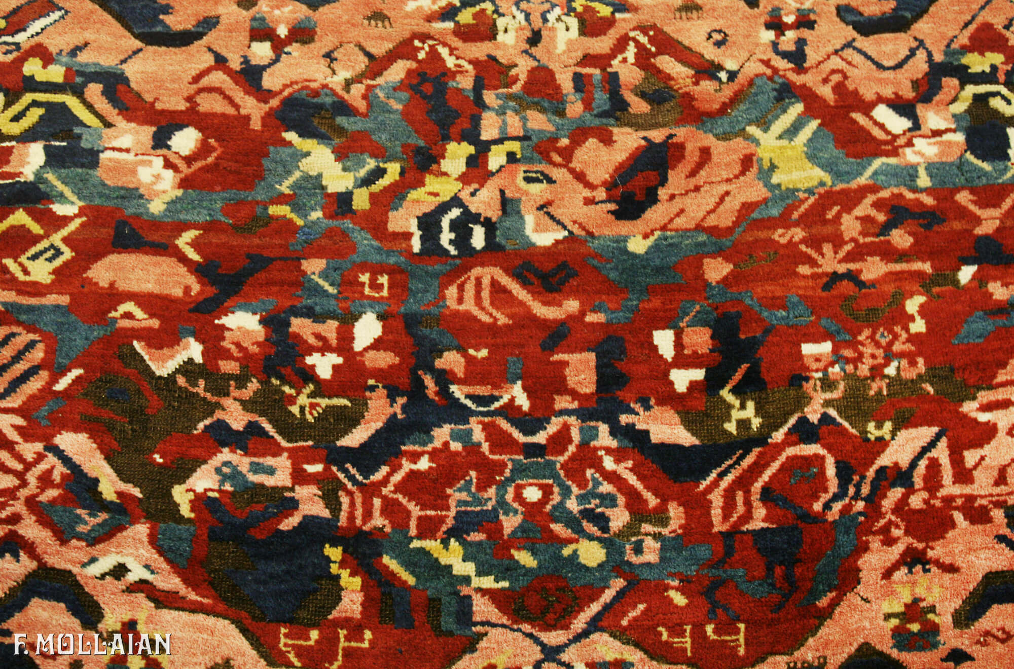 Antique Caucasian Seychour (Zeikhur) Kalleh Rug n°:60473219